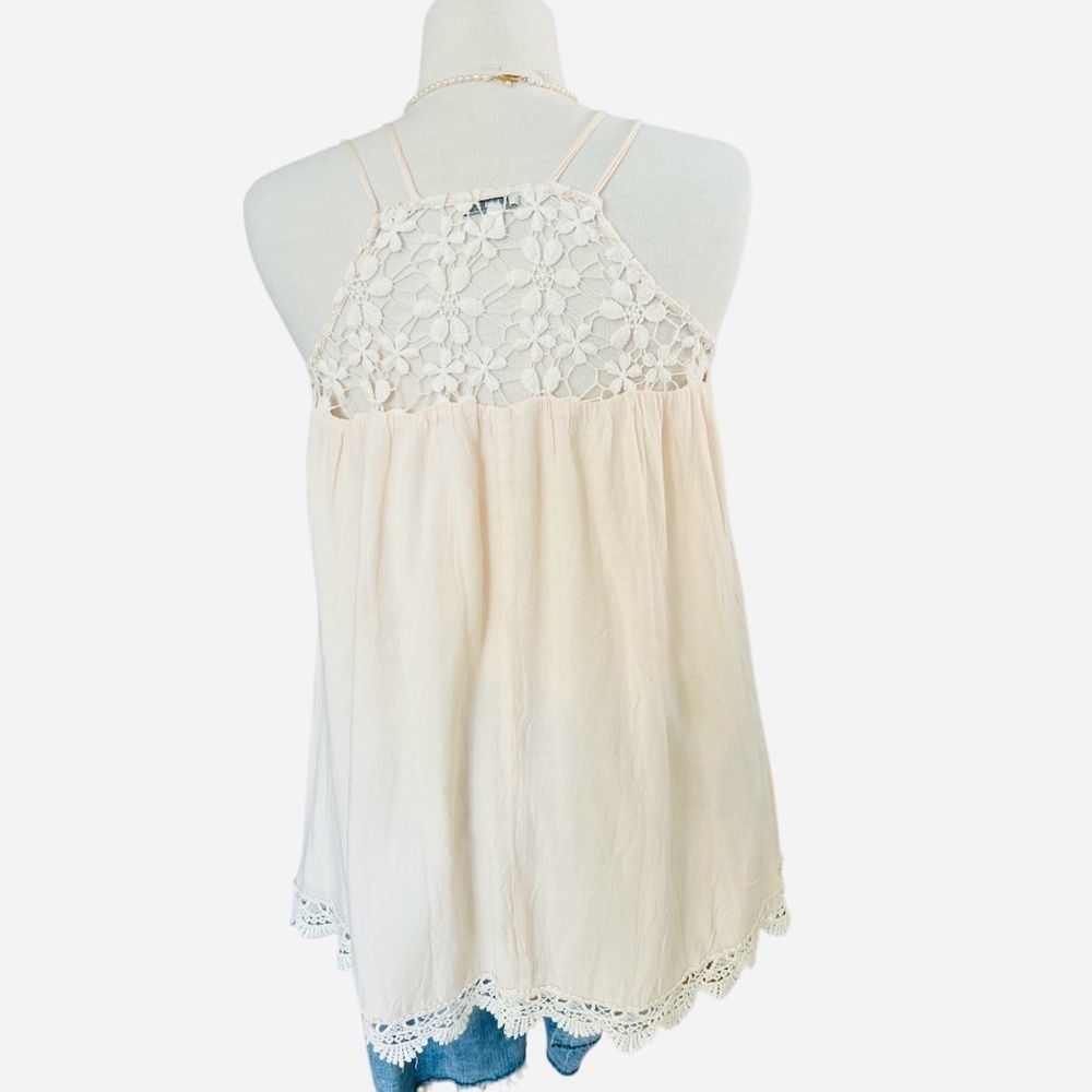APEACH -Chic Lace-Trimmed Women's Tank Top - Picture 7 of 7
